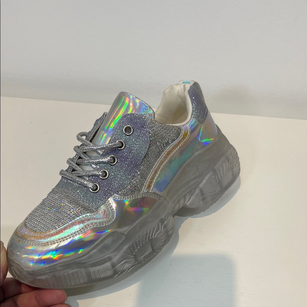 Holographic women’s Sneakers - Picture 6 of 6